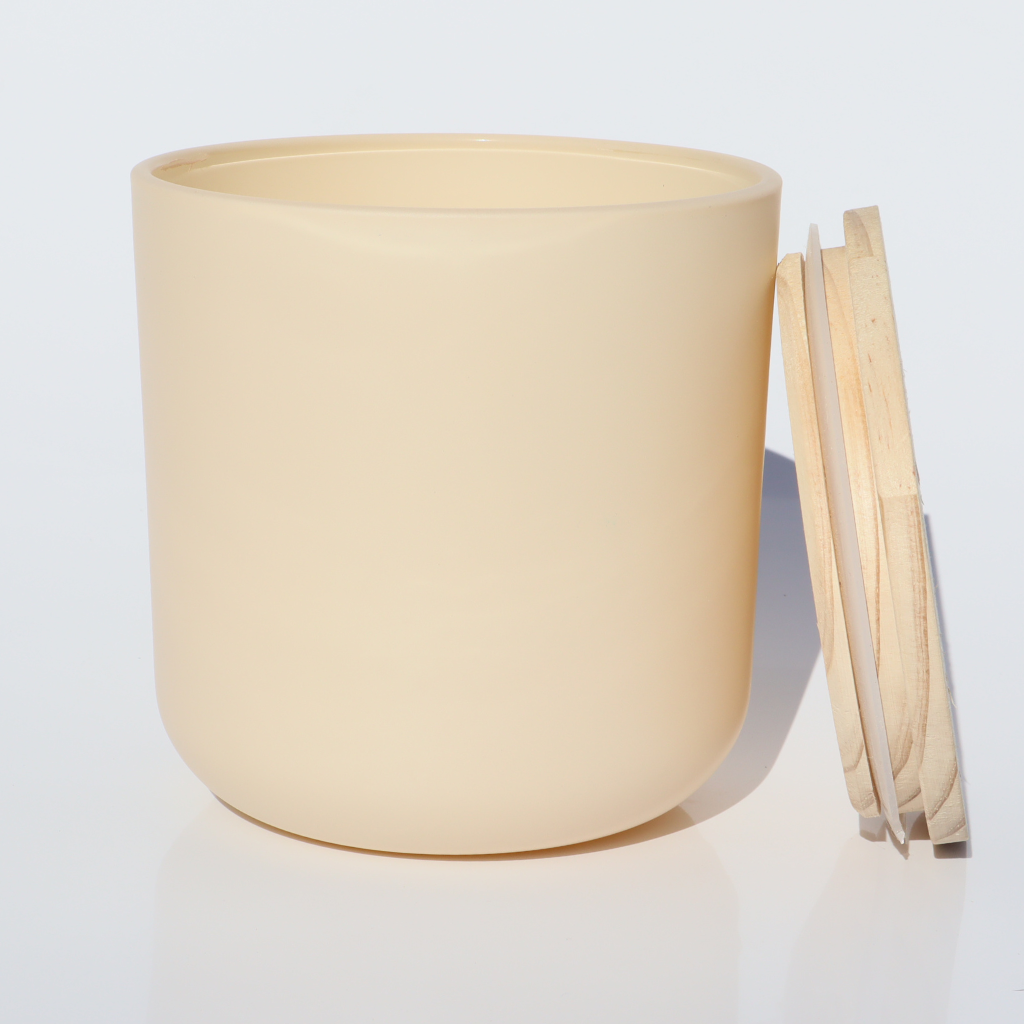 18 oz ButterCream Aura candle vessels - Set of 12 pcs