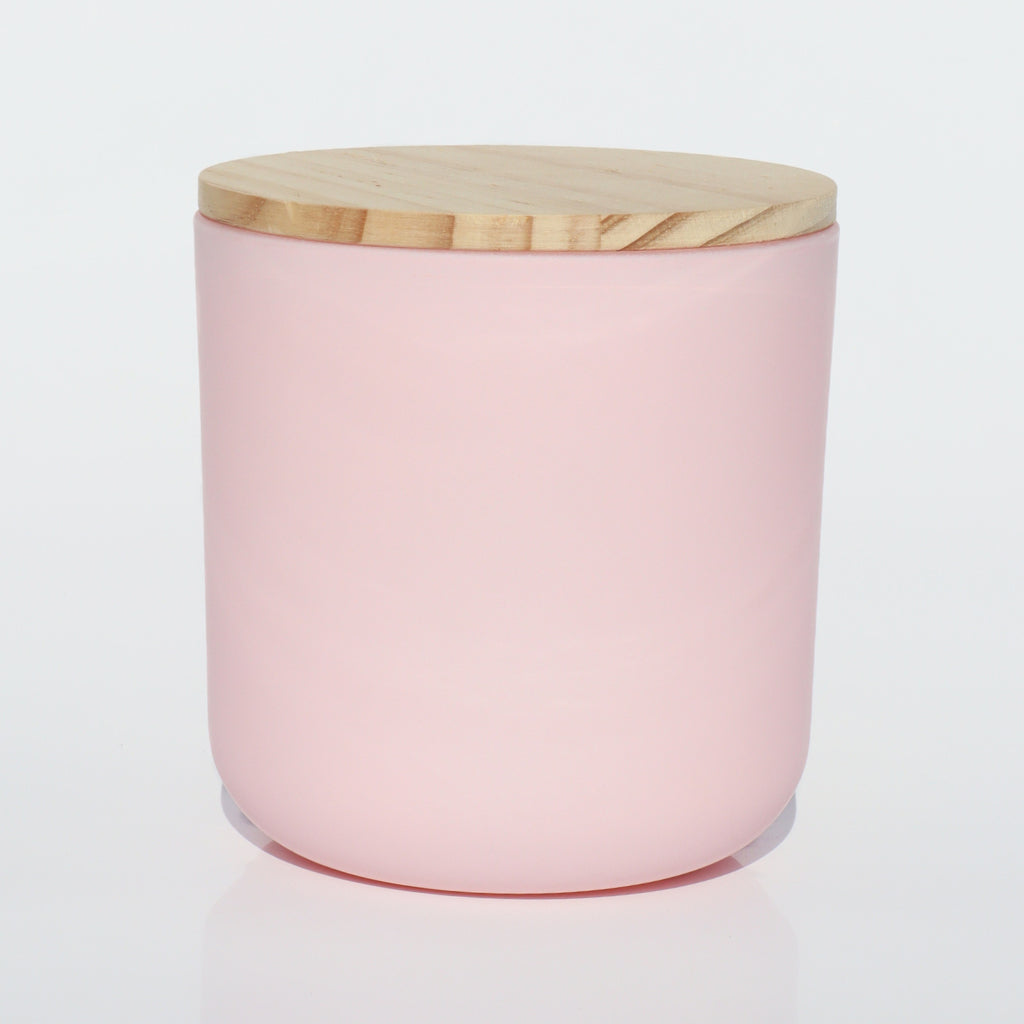 18 oz Matte Light Pink Aura candle - Set of 12 pcs